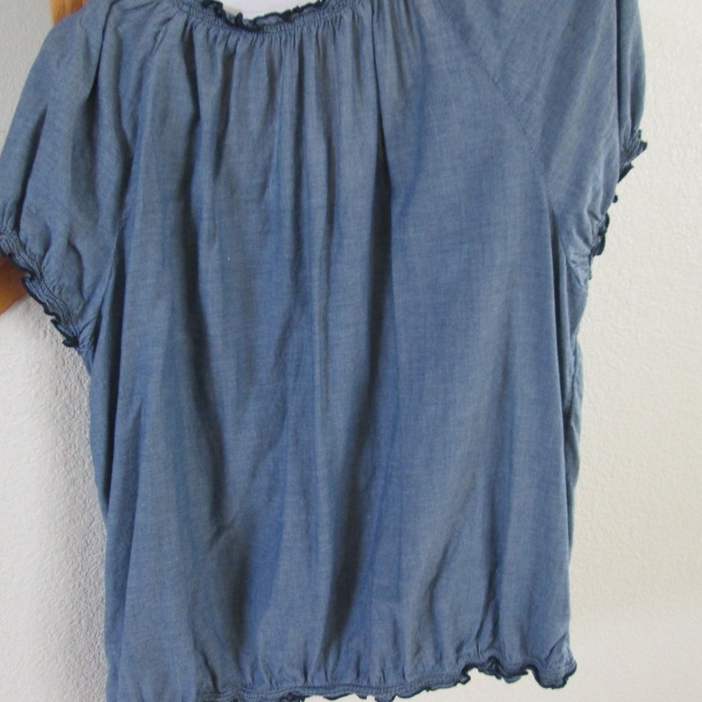 Shirt, 1X, 100% Cotton, Embroidered - Picture 2 of 4
